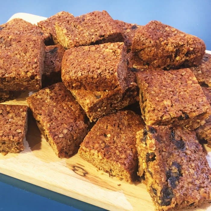 Christmas Pudding Flapjack